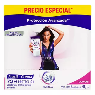 Desodorante Lady Speed Stick Clinical Crema