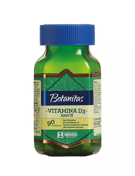 Vitamina D3 2000 Ui Botanitas