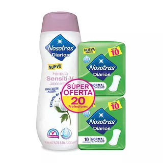 Nosotras Sensiti-V + Protectores