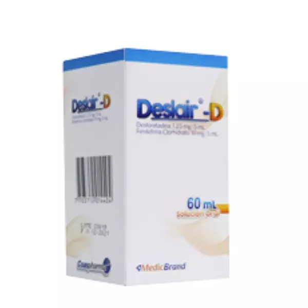 Deslair D Jarabe 1,25 Mg/5 Mg-10 Mg/5 Mg