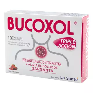 Bucoxol Triple Acción Frutos Rojos 3 Mg/1 Mg