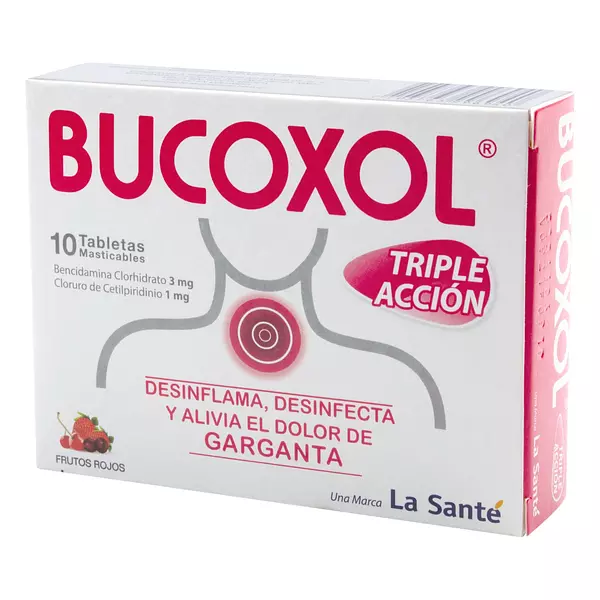 Bucoxol Triple Acción Frutos Rojos 3 Mg/1 Mg