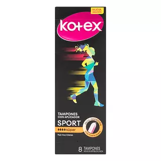 Tampones Kotex Super Con Aplicador