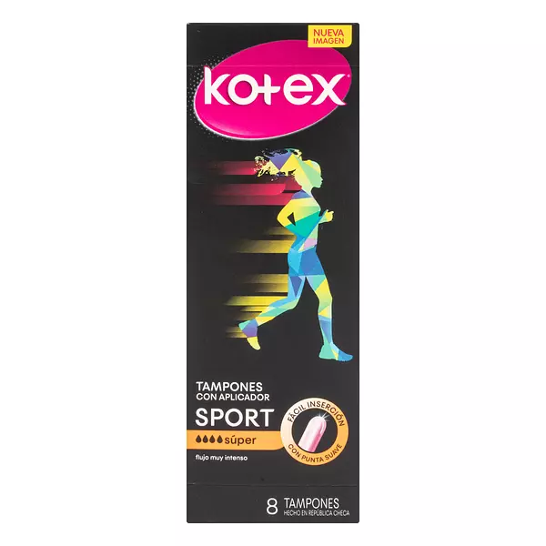 Tampones Kotex Super Con Aplicador