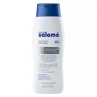 Shampoo Salome 2 En 1 Prevención Caida Sin Sal