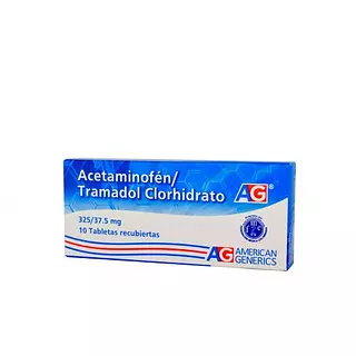 Acetaminofén + Tramadol 325/37.5 Mg