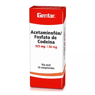 Acetaminofén Fosfato De Codeína 325 Mg/30 Mg