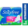 Toallas Stayfree Ultradelgada Adapt Plus