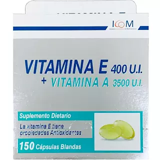 Vitamina E 400 U.I. + Vitamina A 3500 Ui