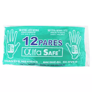 Guantes Cirugia Alfa Talla 6.5