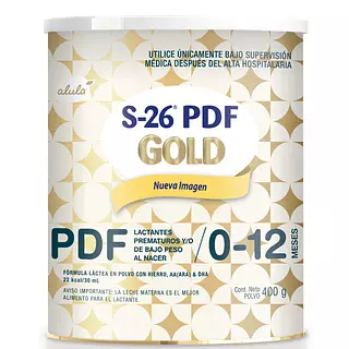Leche S-26 Pdf Alula Gold Prematuros